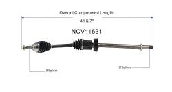 GSP - GSP NCV11531 Front Right CV Axle Assembly for 08-18 Ford/Mercury 3.5/3.7 FWD - Image 6