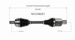 GSP - GSP NCV48051 Mercedes Front Left CV Axle Assembly - Image 6