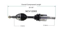 GSP - GSP NCV12065 Front Left CV Axle Assembly for Dodge/Jeep - Image 6