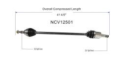GSP - GSP NCV12501 Front Right CV Axle Assembly for Chrysler/Dodge RAM Volkswagen - Image 6