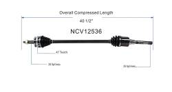 GSP - GSP NCV12536 Front Right CV Axle Assembly for Chrysler/Dodge/Plymouth - Image 6