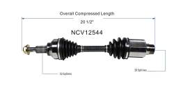GSP - GSP NCV12544 Front Right CV Axle Assembly for Chrysler/Dodge 3.5/3.6 AWD/FWD - Image 6