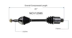 GSP - GSP NCV12585 Front Right CV Axle Assembly for Chrysler/Dodge RAM Volkswagen - Image 6