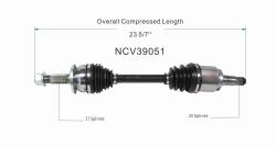 GSP - GSP NCV39051 Front Right CV Axle Assembly for Infiniti - Image 6