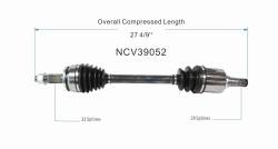 GSP - GSP NCV39052 Front Left CV Axle Assembly for Infinti/Nissan 4WD/AWD - Image 6