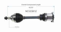 GSP - GSP NCV23612 Front Left CV Axle Assembly for 04-06 Audi TT Quattro 3.2 - Image 6