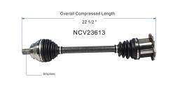 GSP - GSP NCV23613 Front Right CV Axle Assembly for 04-06 Audi TT Quattro 3.2L - Image 6