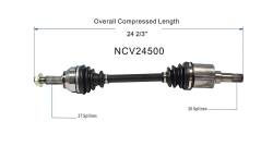 GSP - GSP NCV24500 Front Left CV Axle Assembly for 02-08 Jaguar X-Type - Image 6