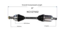 GSP - GSP NCV27002 Front Left CV Axle Assembly for BMW - Image 6