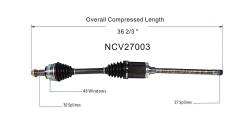 GSP - GSP NCV27003 Front Right CV Axle Assembly for BMW - Image 6