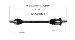 GSP - GSP NCV27021 BMW 2.0 Right Rear CV Axle Assembly - Image 6