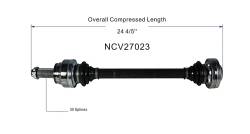 GSP - GSP NCV27023 Rear CV Axle Assembly for BMW 3.0/4.4 AWD - Image 6