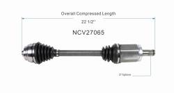 GSP - GSP NCV27065 Front Left CV Axle Assembly for BMW - Image 6
