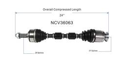GSP - GSP NCV36063 Front Right CV Axle Ass for 16-21 Honda Civic Coupe/Hatch/Sedan 1.5 - Image 6
