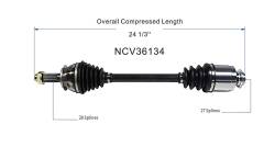 GSP - GSP NCV36134 Front Right CV Axle Assembly for 02-06 Honda CR-V - Image 6