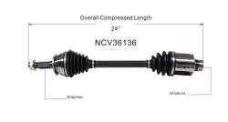 GSP - GSP NCV36136 Front Right CV Axle Assembly for 04-08 Acura TL - Image 6