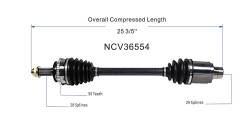 GSP - GSP NCV36554 Front Right CV Axle Assembly for Acura/Honda - Image 6