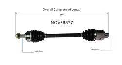 GSP - GSP NCV36577 05-10 Honda Odyssey Front Right CV Axle Assembly - Image 6