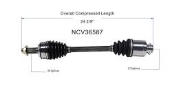 GSP - GSP NCV36587 Honda 3.5 Front Right CV Axle Assembly - Image 6