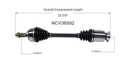 GSP - GSP NCV36592 Front Right CV Axle Assembly for 07-08 Honda Fit - Image 6