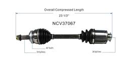 GSP - GSP NCV37067 Front Right CV Axle Assembly for 11-14 Hyundai Sonata 2.0 - Image 6