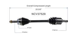 GSP - GSP NCV37529 Front Left CV Axle Assembly for Hyundai - Image 6