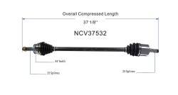 GSP - GSP NCV37532 Front Right CV Axle Assembly for Hyundai - Image 6