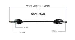 GSP - GSP NCV37570 Front Right CV Axle Assembly for 07-12 Hyundai Elantra 2.0 - Image 6
