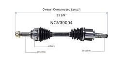 GSP - GSP NCV39004 Front Right CV Axle Assembly for Infiniti Sedan - Image 6