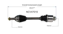 GSP - GSP NCV47015 Front Right CV Axle Assembly for 07-13 Mazda 3 2.3 - Image 6