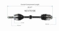 GSP - GSP NCV75106 Front Right CV Axle Assembly for 15-21 Kia Sedona - Image 6