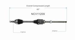 GSP - GSP NCV11209 Land Rover Front Right CV Axle Assembly - Image 6