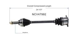 GSP - GSP NCV47992 86-91 Mazda RX-7 Rear CV Axle Assembly - Image 6