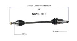GSP - GSP NCV48003 Mercedes Rear CV Axle Assembly - Image 6