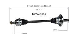 GSP - GSP NCV48009 Mercedes Rear CV Axle Assembly - Image 6