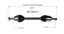 GSP - GSP NCV48013 Mercedes Front Left CV Axle Assembly - Image 6