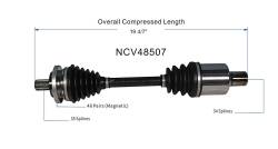 GSP - GSP NCV48507 Front Left CV Axle Assembly for Mercedes - Image 6