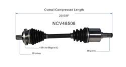 GSP - GSP NCV48508 Front Right CV Axle Assembly for Mercedes - Image 6