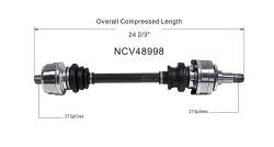 GSP - GSP NCV48998 Mercedes Rear CV Axle Assembly - Image 6