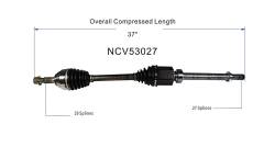 GSP - GSP NCV53027 Front Right CV Axle Assembly for Nissan FWD - Image 6