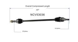 GSP - GSP NCV53036 Rear CV Axle Assembly for Nissan 2.5 - Image 6