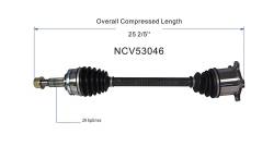 GSP - GSP NCV53046 Right Rear CV Axle Assembly for 93-94 Infiniti J30 - Image 6
