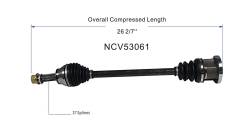 GSP - GSP NCV53061 Front Left CV Axle Assembly for 06-08 Infiniti M35 X - Image 6