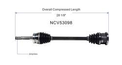 GSP - GSP NCV53098 Front Right CV Axle Assembly for 83-86 Nissan 720 4WD - Image 6