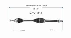 GSP - GSP NCV11118 CV Axle Assembly Front Right for Ford Edge 2.0 FWD 15-18 - Image 6