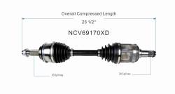 GSP - GSP NCV69170XD CV Axle Assembly Front for Lexus & Toyota - Image 6