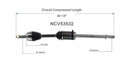 GSP - GSP NCV53532 Front Right CV Axle Assembly for Infiniti/Nissan - Image 6