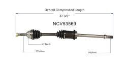 GSP - GSP NCV53569 Front Right CV Axle Assembly for 02-06 Nissan Sentra 2.5 - Image 6