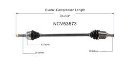 GSP - GSP NCV53573 Front Right CV Axle Assembly for 00-06 Nissan Sentra 1.8 - Image 6