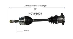 GSP - GSP NCV53595 CV Axle Assembly Front - Image 6